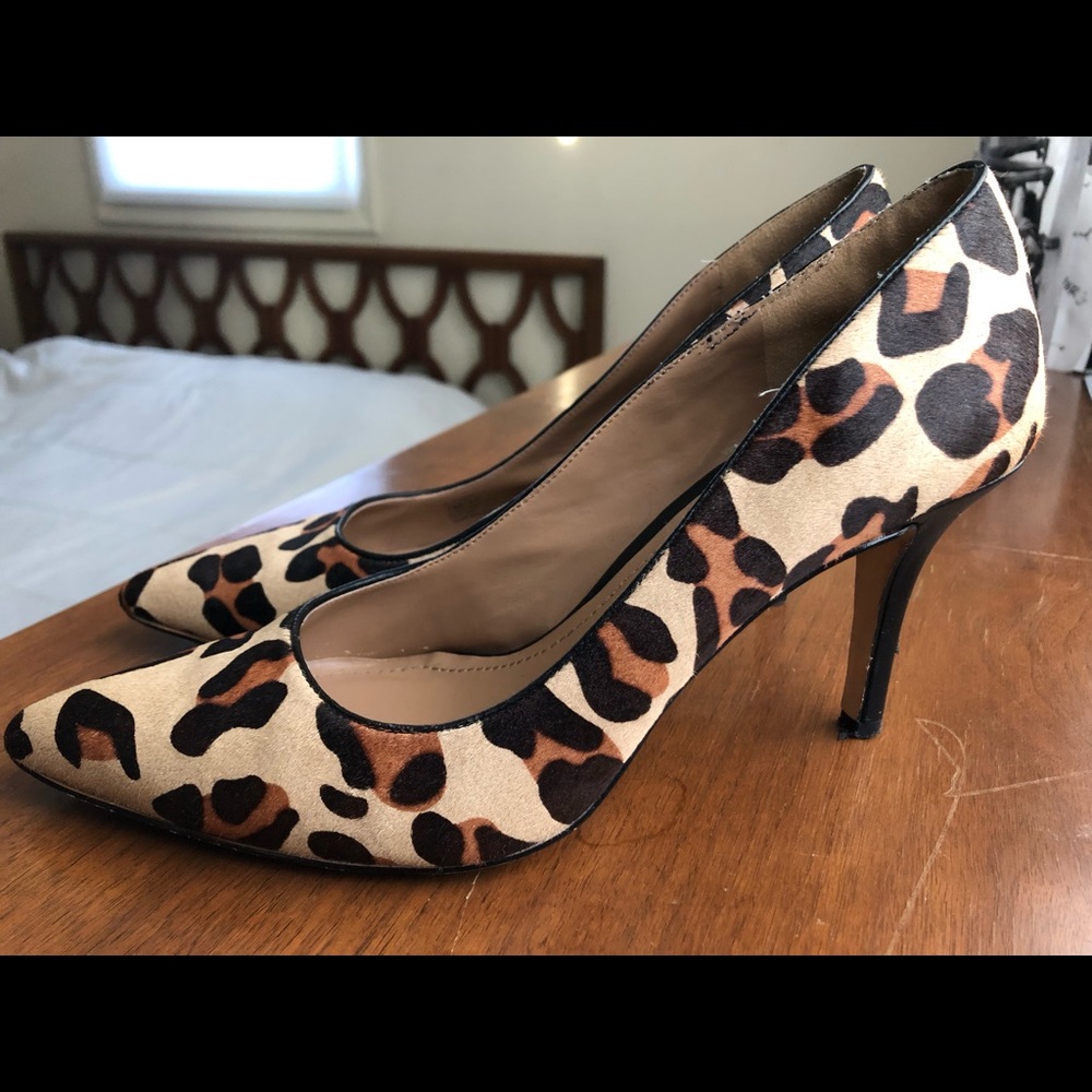 BCBGeneration Leopard Print Heels